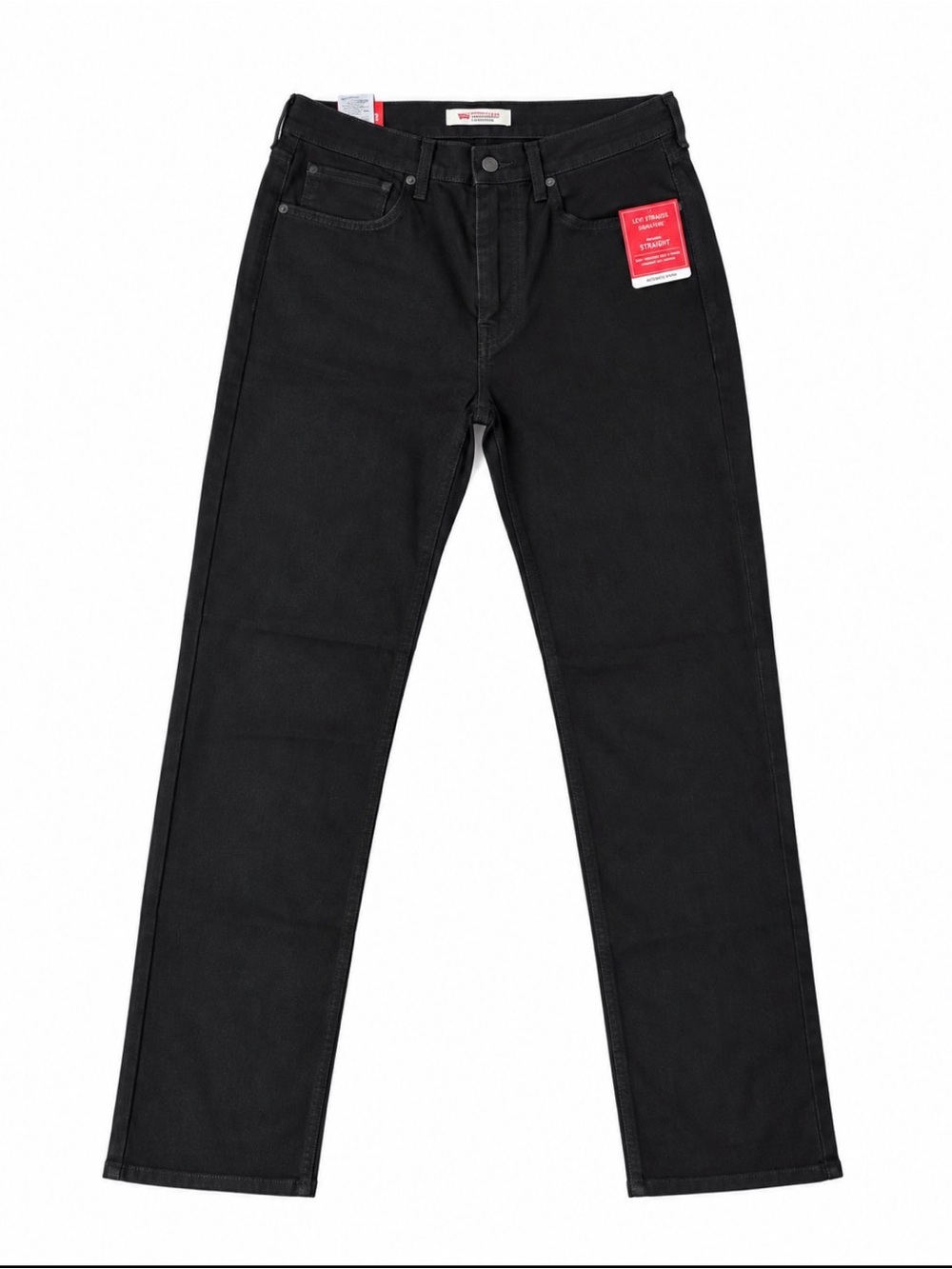 Levi's Signature straight black Jeans size 36*32, men's denim pants, NWT, gift